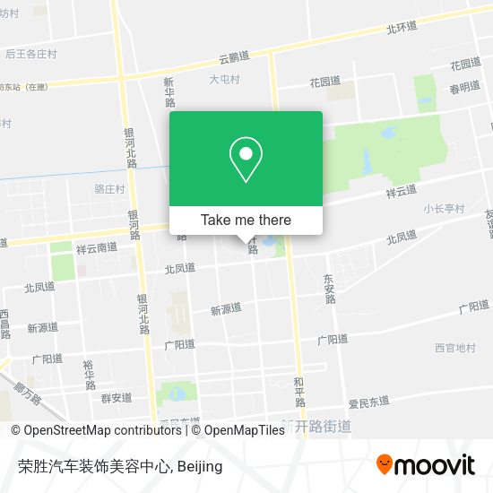 荣胜汽车装饰美容中心 map