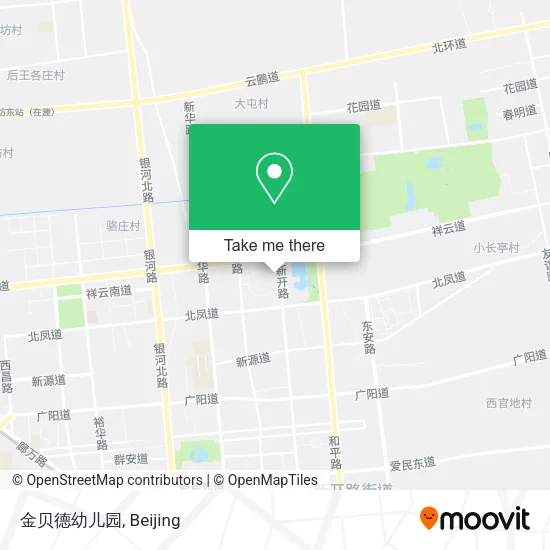金贝德幼儿园 map