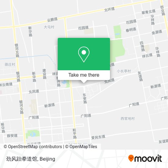 劲风跆拳道馆 map
