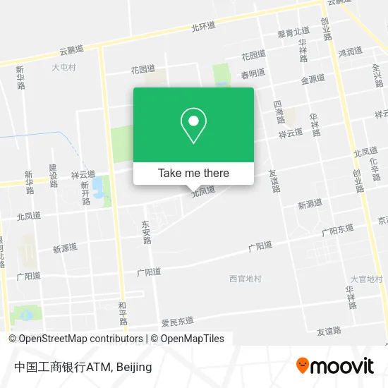 中国工商银行ATM map