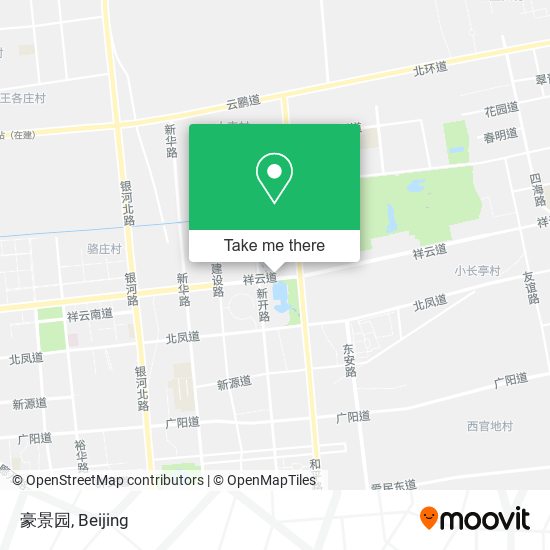 豪景园 map