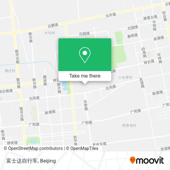 富士达自行车 map
