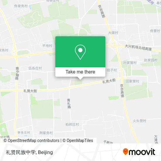 礼贤民族中学 map