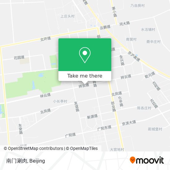 南门涮肉 map