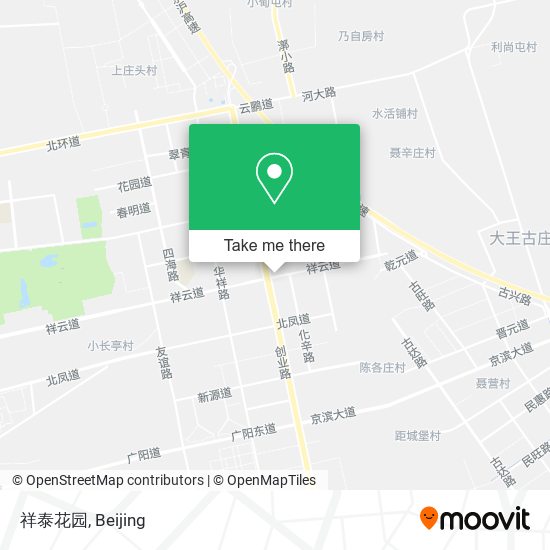 祥泰花园 map