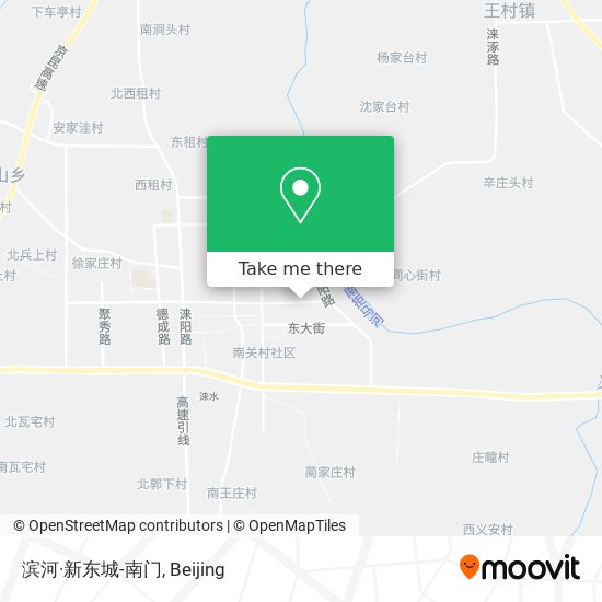 滨河·新东城-南门 map
