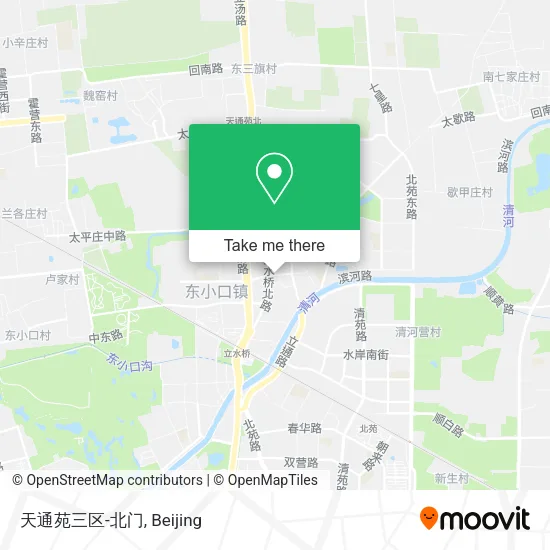 天通苑三区-北门 map