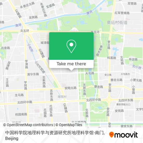 中国科学院地理科学与资源研究所地理科学馆-南门 map