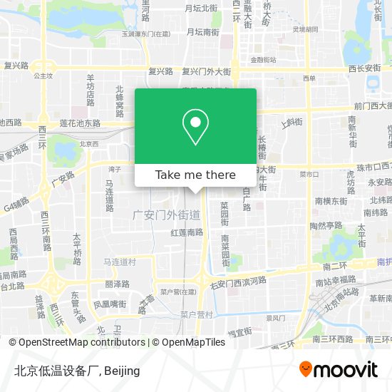 北京低温设备厂 map