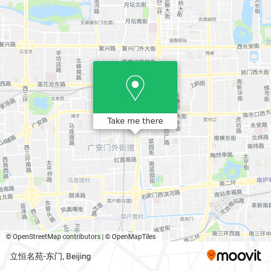 立恒名苑-东门 map