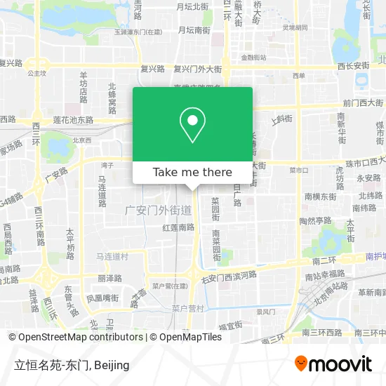 立恒名苑-东门 map