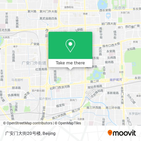 广安门大街20号楼 map