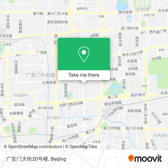广安门大街20号楼 map