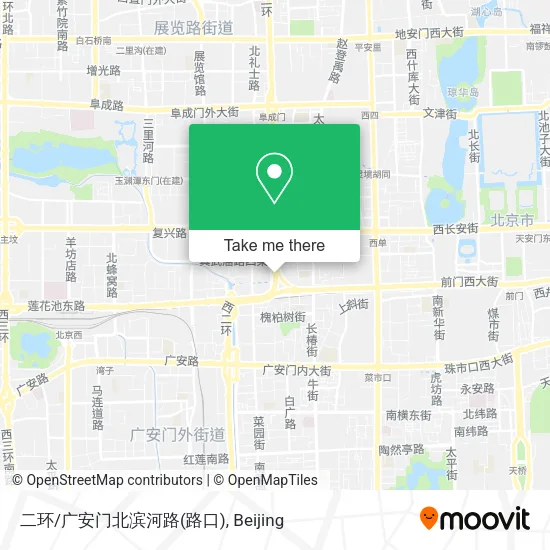 二环/广安门北滨河路(路口) map