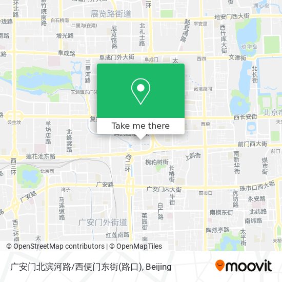 广安门北滨河路/西便门东街(路口) map