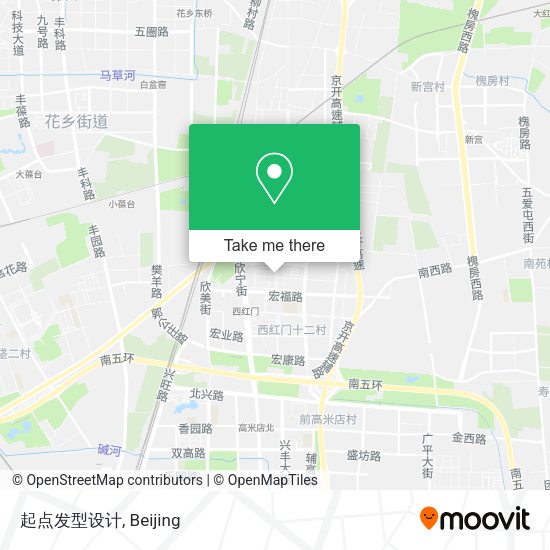 起点发型设计 map
