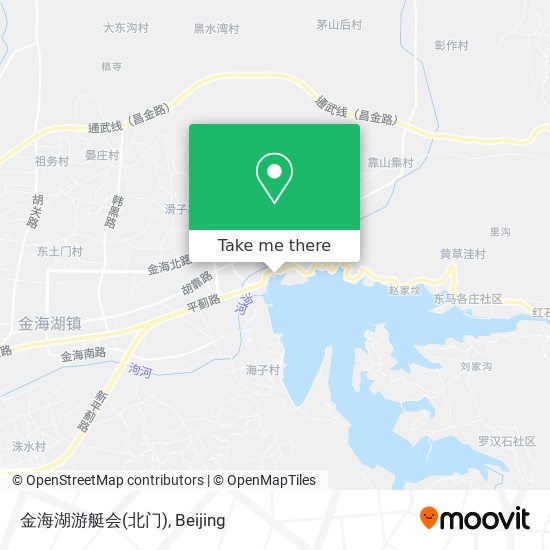 金海湖游艇会(北门) map
