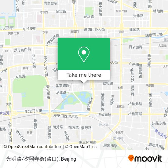 光明路/夕照寺街(路口) map