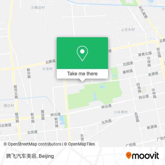 腾飞汽车美容 map