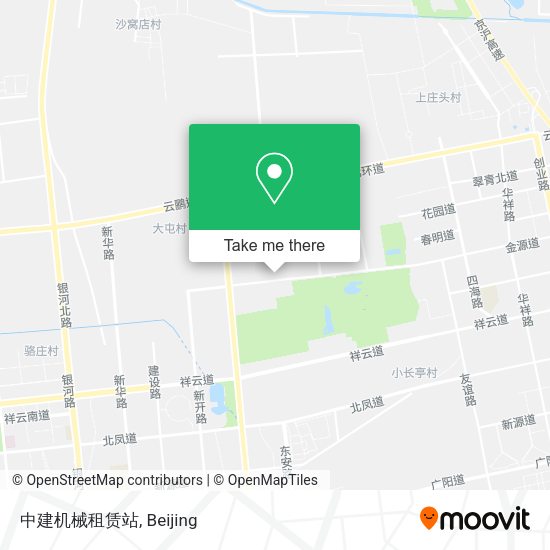中建机械租赁站 map