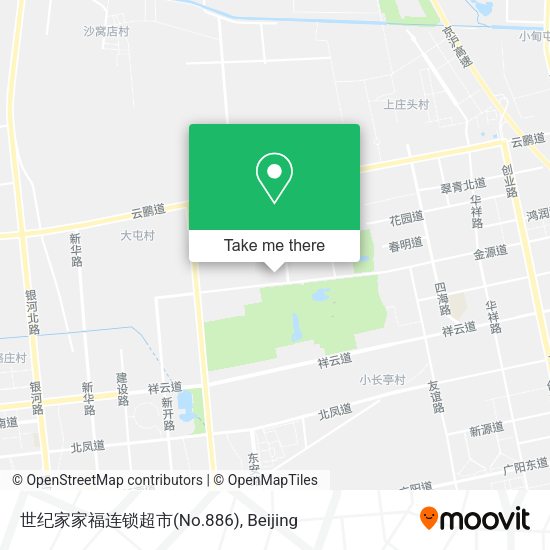 世纪家家福连锁超市(No.886) map