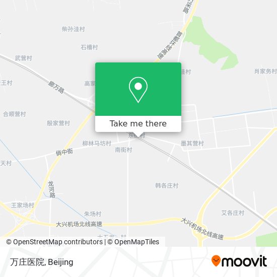 万庄医院 map