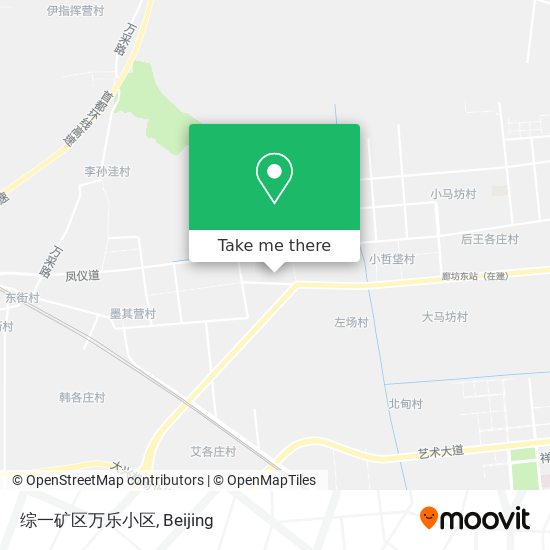 综一矿区万乐小区 map