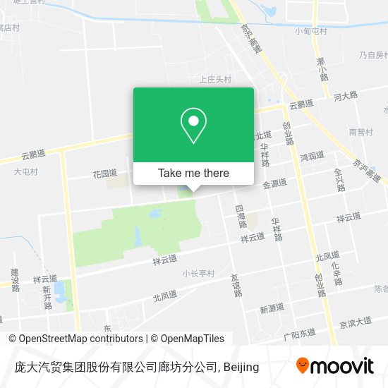 庞大汽贸集团股份有限公司廊坊分公司 map