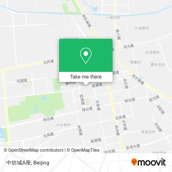 中纺城A座 map