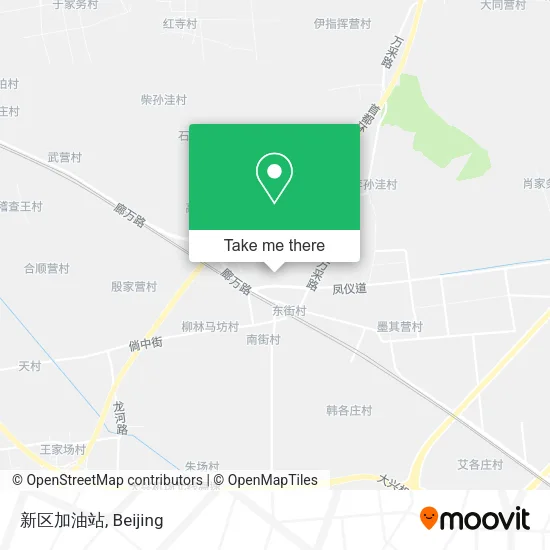 新区加油站 map