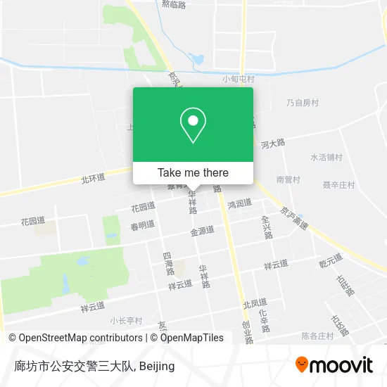 廊坊市公安交警三大队 map