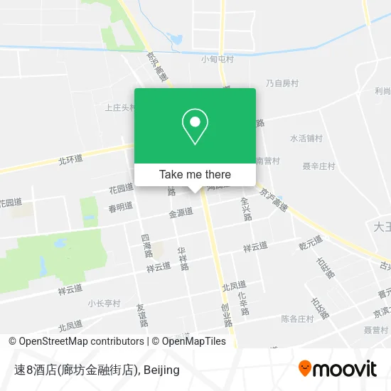 速8酒店(廊坊金融街店) map