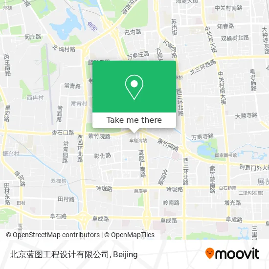 北京蓝图工程设计有限公司 map