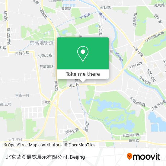 北京蓝图展览展示有限公司 map