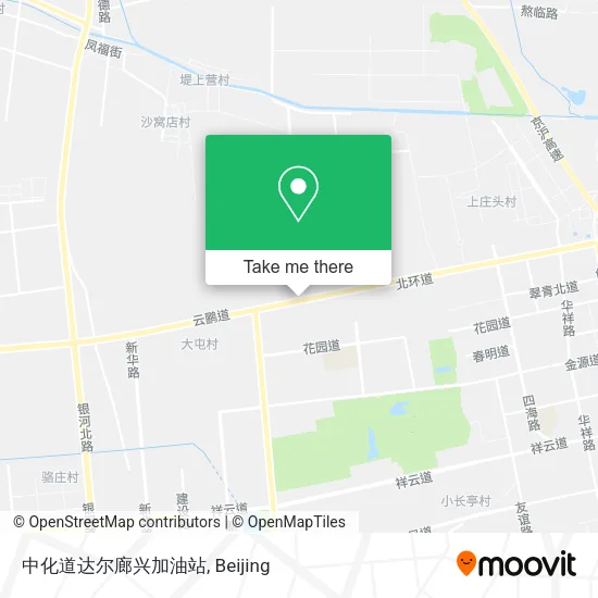 中化道达尔廊兴加油站 map