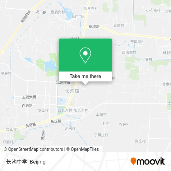 长沟中学 map