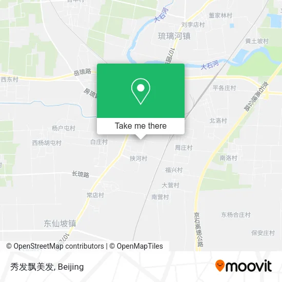 秀发飘美发 map