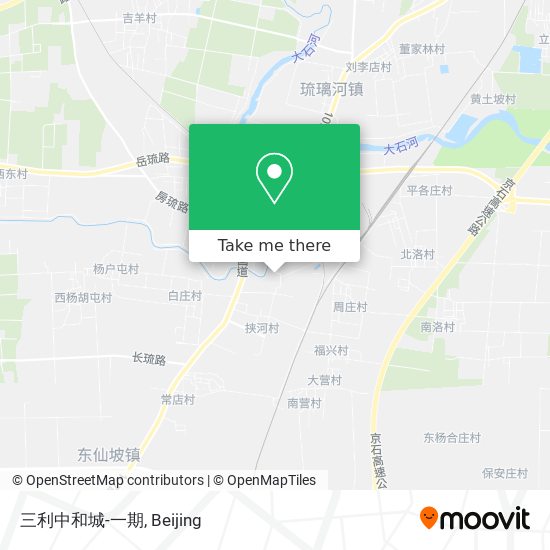 三利中和城-一期 map