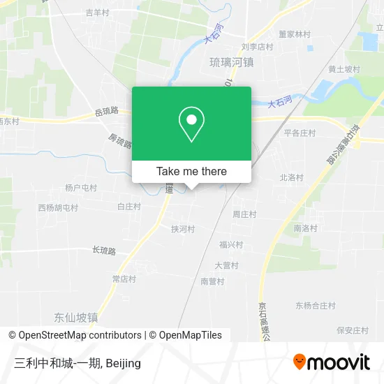 三利中和城-一期 map