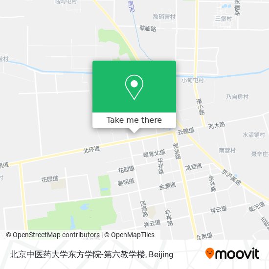 北京中医药大学东方学院-第六教学楼 map