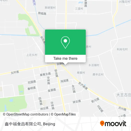 鑫中福食品有限公司 map