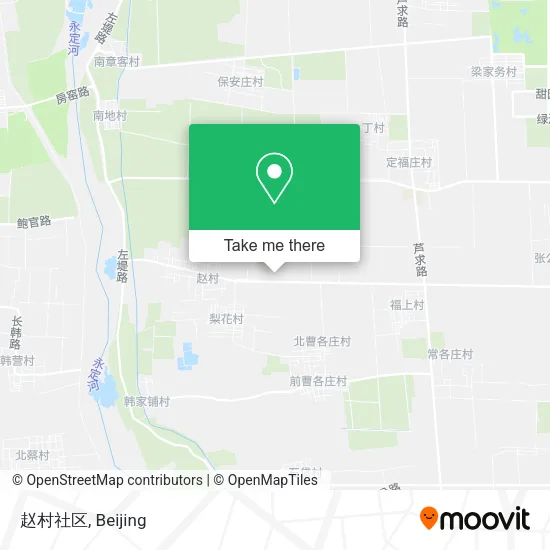 赵村社区 map