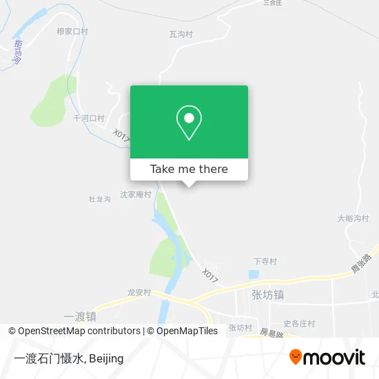 一渡石门慑水 map