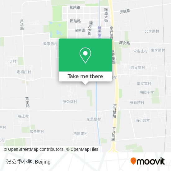 张公垡小学 map