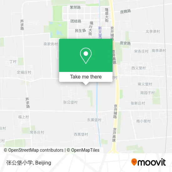 张公垡小学 map