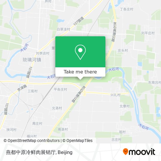 燕都中原冷鲜肉展销厅 map
