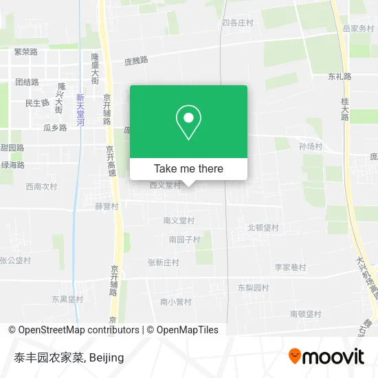 泰丰园农家菜 map