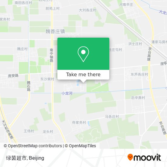 绿茵超市 map