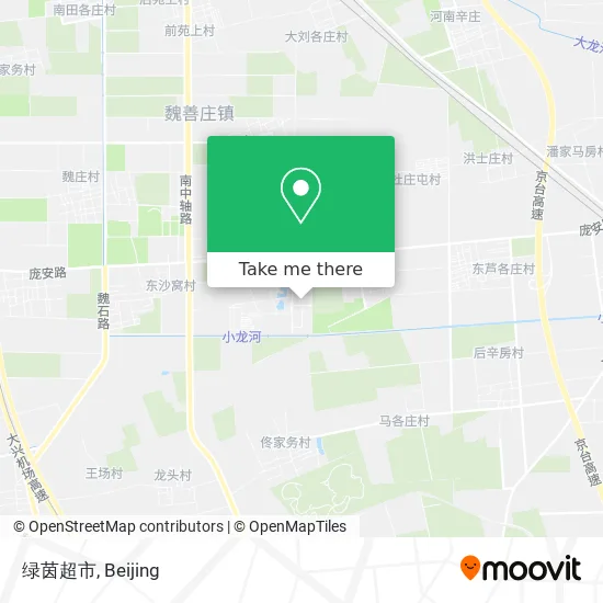 绿茵超市 map
