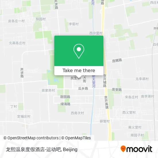 龙熙温泉度假酒店-运动吧 map